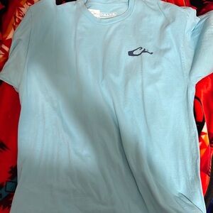 Light Blue and White Short Sleeve Tee